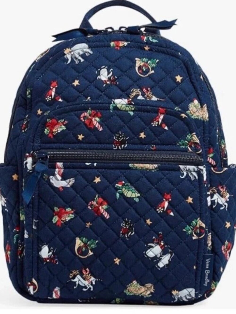 Vera Bradley Small Backpack 28447-15378 Snow Globe Motifs